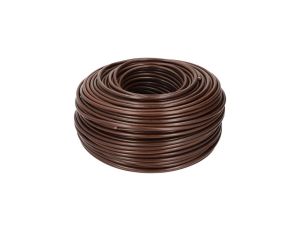 Kabel instalacyjny LgY / H07V-K 1,5mm2 jednożyłowy brązowy 450/750V giętki linka Prysmian /100m/