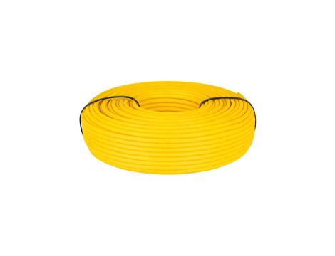 Kabel sieciowy U/UTP kat.6 skrętka 4x2x0,57mm wewnętrzny B2ca bezhalogenowy LSOH żółty SATEC /305m/