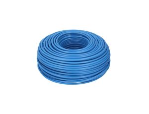 Kabel instalacyjny LgY / H07V-K 4mm2 jednożyłowy niebieski 450/750V giętki linka Prysmian /100m/