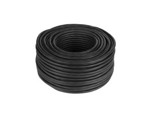 Kabel przemysłowy gumowy OW / H05RR-F 2x0,75mm2 czarny 300/500V zewnętrzny linka Elektrokabel /1000m/