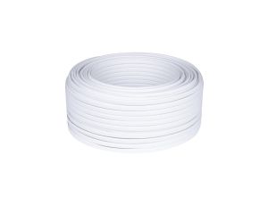 Kabel instalacyjny płaski YDYp 3x4mm2 biały 450/750V drut Elektrokabel /100m/