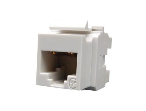 Moduł keystone RJ45 UTP kat.5e nieekranowany biały Molex