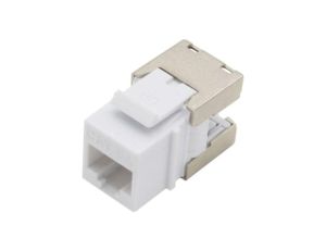 Moduł keystone RJ45 UTP kat.6A nieekranowany biały Molex
