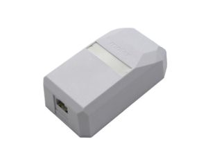 Puszka n/t dla modułu Keystone 1-portowa Snap-On biała Molex