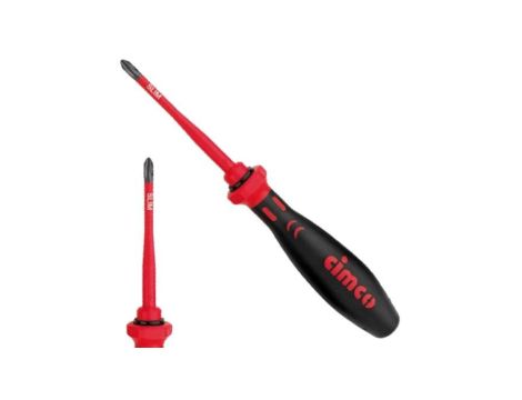 Wkrętak krzyżakowy Śrubokręt Izolowany PH1 x 80 mm VDE 1000V Slim Cimco