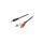 KABEL AUDIO STEREO JACK 3.5MM NA 2x RCA M/M 1,5M CZARNY