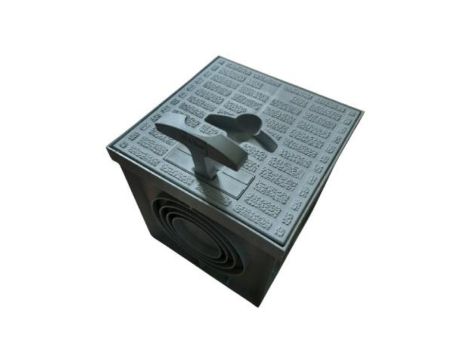 Studzienka odgromowa gruntowa kontrolno-pomiarowa z pokrywą z rączką 200x200x200 IP40 Italine