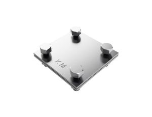 Złącze odgromowe do bednarki 2P (75x75mm, dwie płytki, 4xM8) ocynk galwaniczny KM GROM