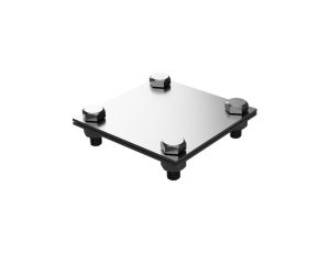 Złącze odgromowe do bednarki 2P (83x83mm, dwie płytki, 4xM8) ocynk galwaniczny KM GROM