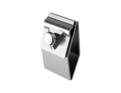 Uchwyt prosty na felc do drutu odgromowego 80x45x30 ocynk galwaniczny OCG KM GROM