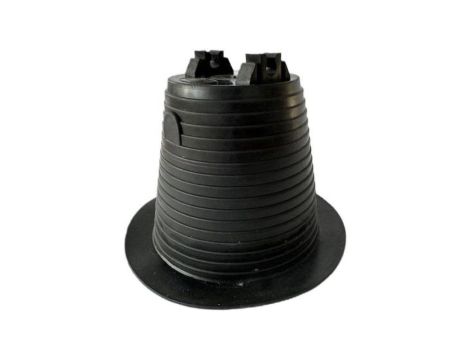 Uchwyt okrągły betonowy w tworzywie 150x110 podstawa z betonem i tworzywem KM GROM