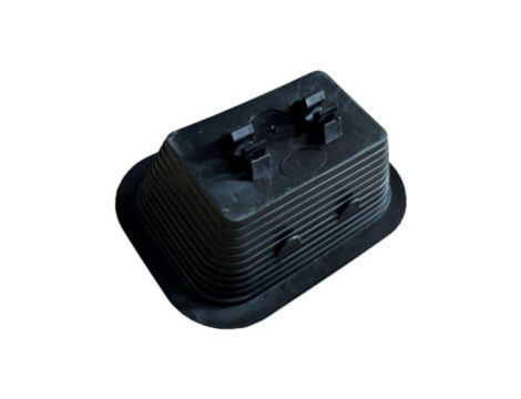 Uchwyt prostokątny betonowy w tworzywie 178x128x65 podstawa z betonem i tworzywem KM GROM