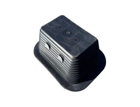 Uchwyt betonowy w tworzywie podpora dachowa tras kablowych H=90 L=120 KM GROM