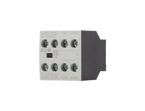 Styk pomocniczy zestyk 2NO + 2NC 4A czołowy do styczników mocy serii DILM (od DILM7 do DILM38) EATON 276426