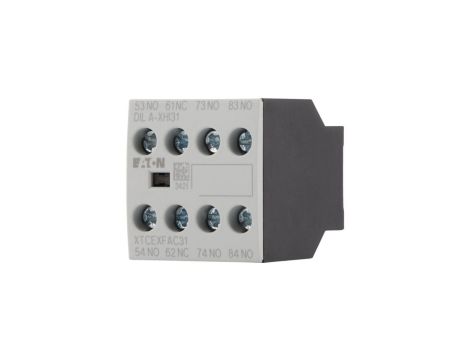 Styk pomocniczy zestyk 3NO + 1NC 4A czołowy do styczników mocy serii DILM (od DILM7 do DILM38) EATON 276427