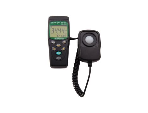 Luksomierz ze świadectwem wzorcowania Tenmars TM209 do LED 0,01~400 000 lx
