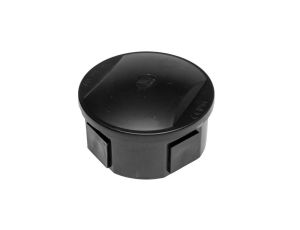 Puszka hermetyczna S-BOX 80x40, 4 dławiki, kwadratowa, odporna na UV, czarna, IP44 /S-BOX 026C/