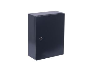 Obudowa hermetyczna rozdzielnica metalowa z płytą montażową 400x300x150mm IP65 natynkowa antracytowa NEKU