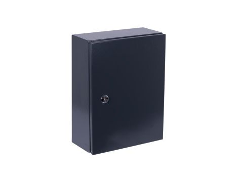 Obudowa hermetyczna rozdzielnica metalowa z płytą montażową 400x300x150mm IP65 natynkowa antracytowa NEKU