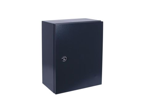 Obudowa hermetyczna rozdzielnica metalowa z płytą montażową 400x300x200mm IP65 natynkowa antracytowa NEKU
