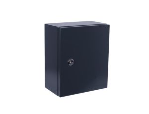 Obudowa hermetyczna rozdzielnica metalowa z płytą montażową 300x250x150mm IP65 natynkowa antracytowa NEKU