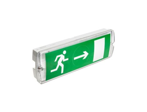 Oprawa awaryjna uniwersalna SAHER-1 DUO natynkowa 3W IP65 1H GTV