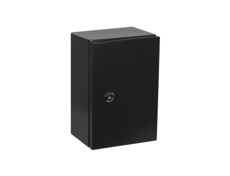 Obudowa hermetyczna rozdzielnica metalowa z płytą montażową 300x200x150mm IP65 natynkowa czarna NEKU