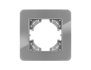 Ramka pojedyncza MODERN-Q, szare szkło (linia Crystal)