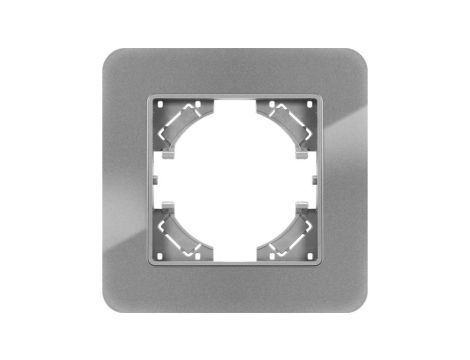 Ramka pojedyncza MODERN-Q, szare szkło (linia Crystal)