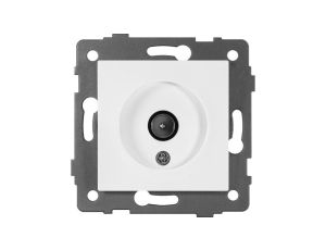 Gniazdo antenowe TV MODERN-Q, białe