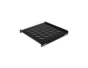 Półka stała do szafy RACK 19 1U 450mm boczny montaż czarna NEKU FLR GREEN