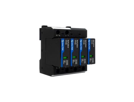 Ogranicznik przepięć typ 2 40kA SLP-275 V/4 do 350V DC szyna DIN warystorowy ochronnik przepięciowy dla niskiego napięcia