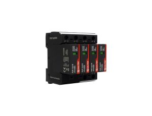 Ogranicznik przepięć typ 1 12.5kA FLP-12,5 V/4 do 350V DC szyna DIN ochronnik przepięciowy dla niskiego napięcia