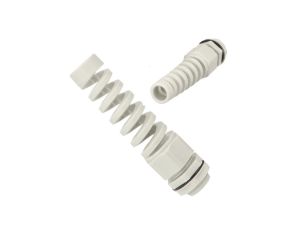 Dławik Kablowy z Odgiętką na przewód Dławnica MG 25mm IP68 Szary 1 sztuka