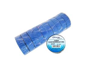 CV1 (EP-1920) NIE10 - taśma elektroizolacyjna PCW (zestaw 10 rolek 19mm x 20m x 0.13mm) niebieska