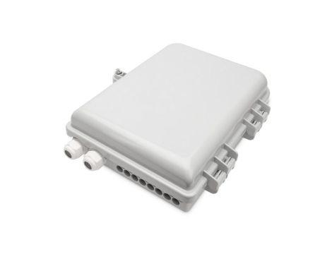 Zewnętrza skrzynka dystrybucyjna FTTH, 32 spawy,16x (SC/SX lub LC/DX),kaseta spawy,280x204x75mm,IP65 DN-968914