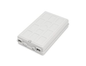 Zewnętrza skrzynka dystrybucyjna FTTH, 16 spawy, 8x (SC/SX lub LC/DX),kaseta spawy,243x148x53mm,IP65 DN-968915