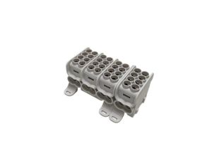 Blok dystrybucyjny - rozdzielczy HLAK25 (MAG) 4P szary 2xAl/Cu 25mm+16mm 1000VAC/1500VDC MAG4254A00