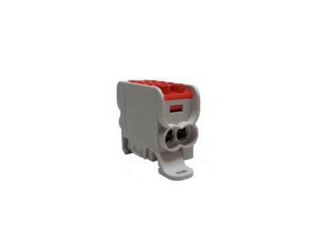 Blok dystrybucyjny - rozdzielczy HLAK25 (MAG) 1P zielony 2xAl/Cu 25mm+16mm 1000VAC/1500VDC MAG1251R00