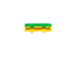 Listwa zaciskowa przewodu ochronnego 2X16mm2 do montażu na szynie DIN35 690V 63A zielony 0927-01