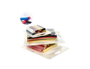 Rurka Termokurczliwa Koszulka Samogasnąca Kolorowe 2,4-12,7mm Zestaw 42Szt