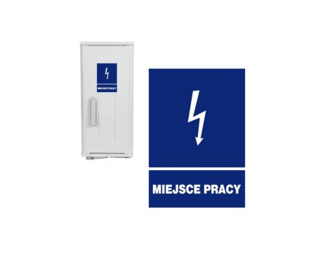 Trytyt Znak elektryczny informacyjny 148x210 MIEJSCE PRACY ZEI/A-1