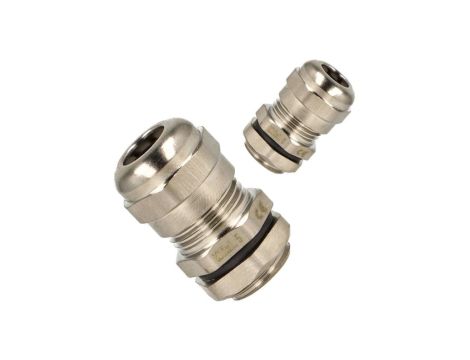 Dławik Kablowy Metalowy Dławnica Mosiężna z Gwintem Metrycznym MMG-12 IP68