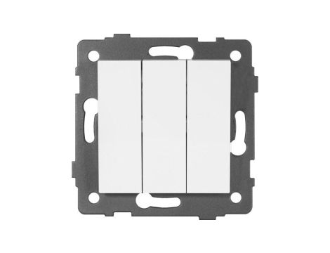 Łącznik potrójny MODERN-Q, 10AX-250V~, biały
