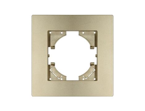 Ramka pojedyncza MODERN-Q, złoty plastik (linia Basic)