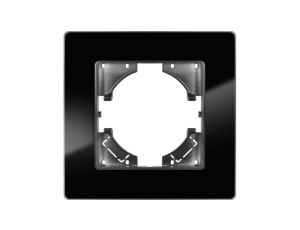Ramka pojedyncza MODERN-Q, czarny akryl (linia Acrylic Shine)