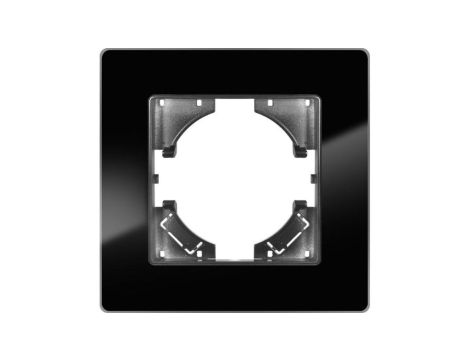 Ramka pojedyncza MODERN-Q, czarny akryl (linia Acrylic Shine)