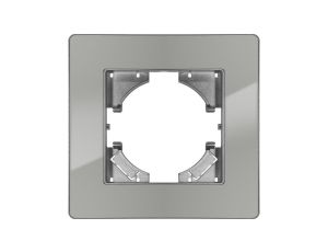 Ramka pojedyncza MODERN-Q, szary akryl (linia Acrylic Shine)