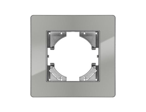 Ramka pojedyncza MODERN-Q, szary akryl (linia Acrylic Shine)