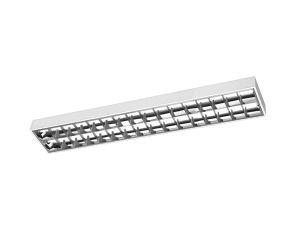 Oprawa nasufitowa rastrowa RASTRO LED 2x120 T8 LED-J, G13 IP20 biała 1220x300x70 GT-LE120JN-01